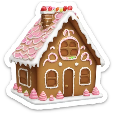 Love gingerbread house sticker