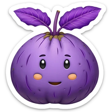 taro potato sticker