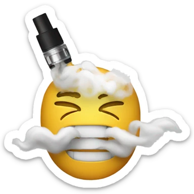 Vaping sticker