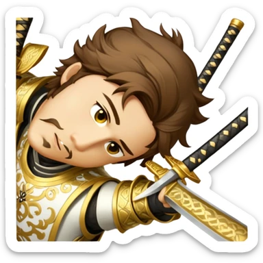 Golden Samurai sticker