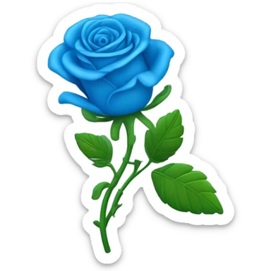 Hazme un ramo de rosas azules sticker