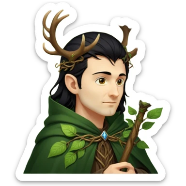 Forest Wizard sticker