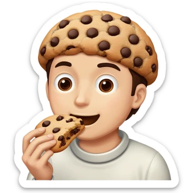 A man’s cookie sticker