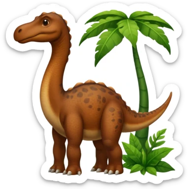 Não o sauropode  no Congo sticker