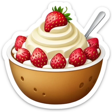 strawberry bingsu sticker