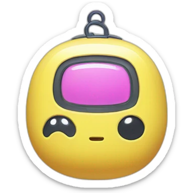 Tamagotchi toy sticker