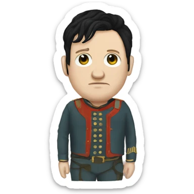 isaac brock from modest mouse sticker