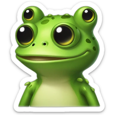 peepo the frog twitch sit sticker