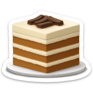 tiramisu cake sticker