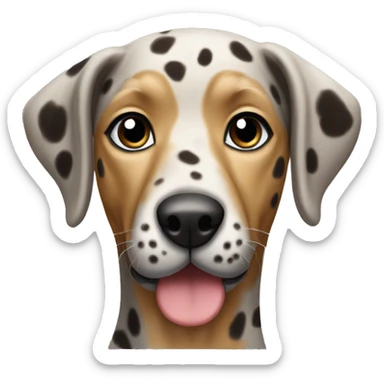 catahoula leopard dog emoji sticker