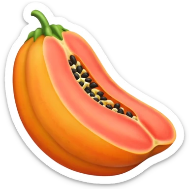 Papaya sticker