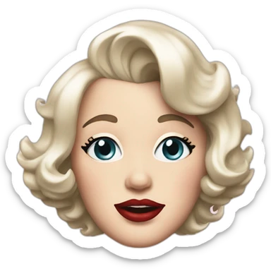 Marylin Monroe sticker