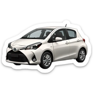 toyota yaris 2021 red sticker