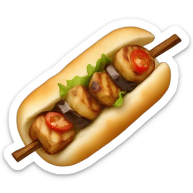 greek souvlaki sticker