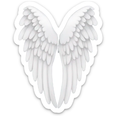 Angel wings with the name Jake  sticker