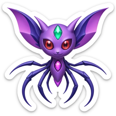 Genesect-Lunala-Sableye-Mew-fusion sticker