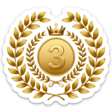The number that took 23nd place was decorated with an imperial laurel wreath sticker