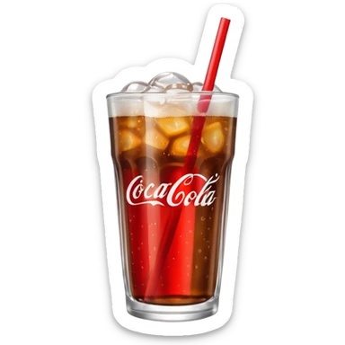 Mcdonald's  coke sticker