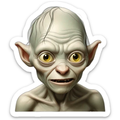 Gollum sticker