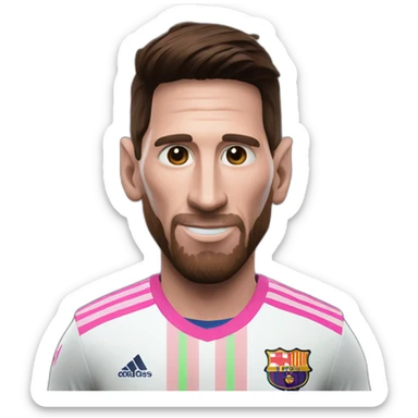 messi alien inter miami sticker