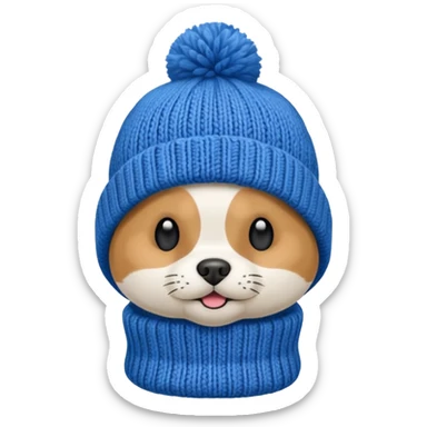Winter Beanie Pet sticker