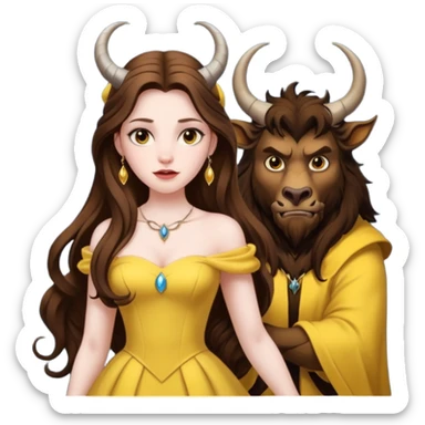 Beauty and the Beast sticker