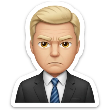 aggressive boss sticker