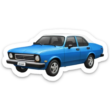 Opala ss azul com faixa branca  sticker