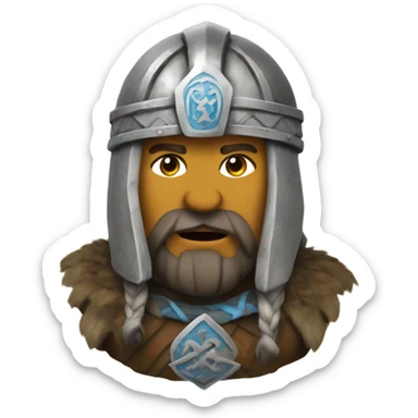 un emoji sui vikingi  sticker