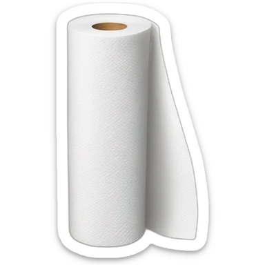 Paper towel sticker