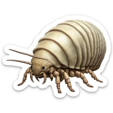 Giant isopod sticker