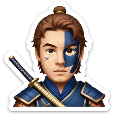 Vigilant Samurai sticker