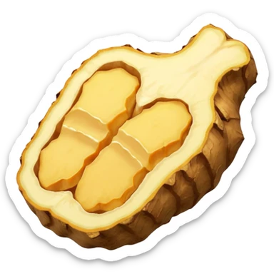 ginger ingridient sticker