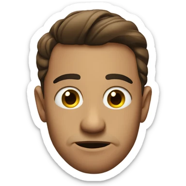 Side eye, rolling eyes  sticker