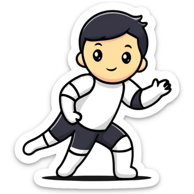 attractive person with sparkles sticker