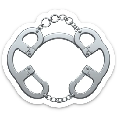 anime handcuffs sticker