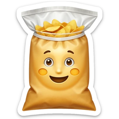chips in a bag sticker
