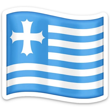 Hazme la bandera de la comunidad autónoma de galicia (España) sticker