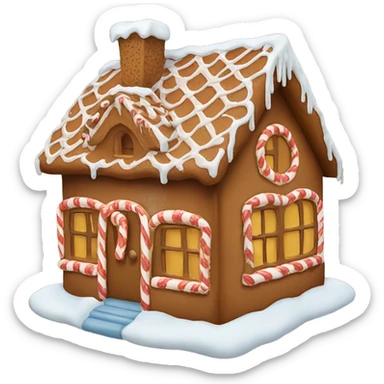 gingerbread house sticker