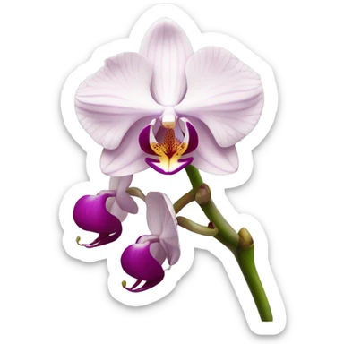 Orchid sticker