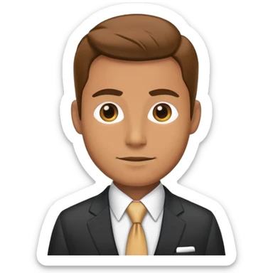 Bussnies man sticker