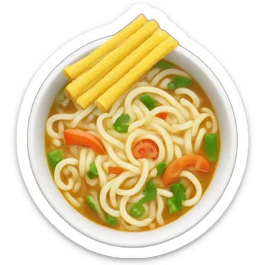 instant noodle soup sticker