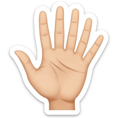 hand gesture 'nah' commonly used in Turkish culture sticker