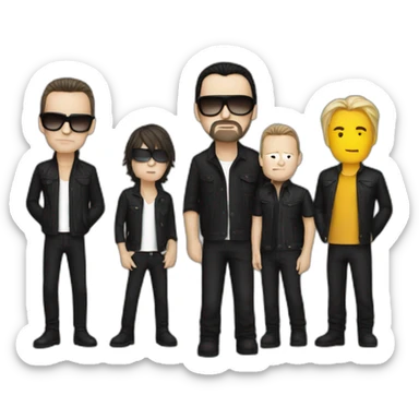U2 band sticker