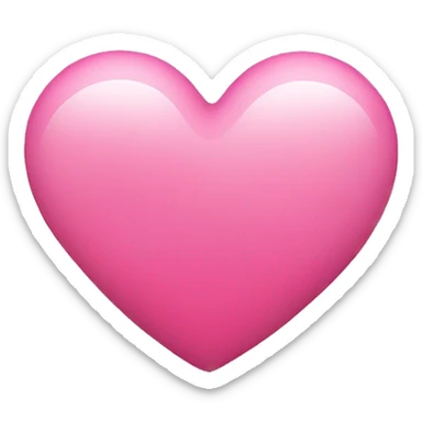 A pink heart with a heel in the middle sticker