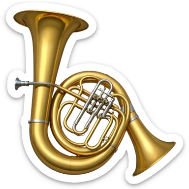 brass Tuba sticker