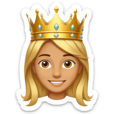 a portrait of sun guardian sticker