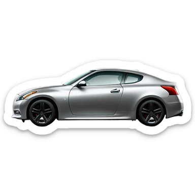 blacked out g37 from the side sticker