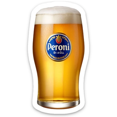 Birra Peroni piccola da 33 cl
 sticker