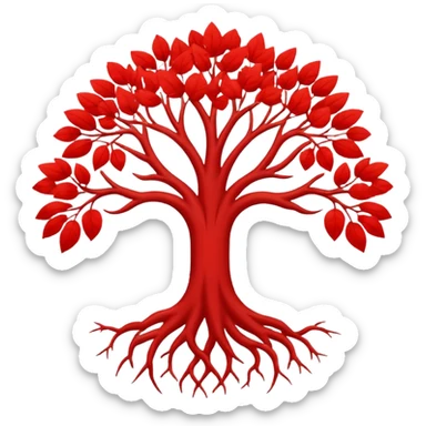 roots logo sticker